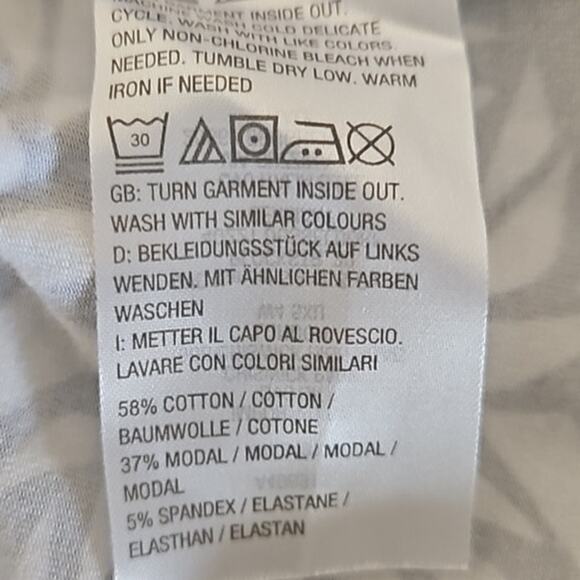 Isaac Mizrahi Live! 5X Black White Geo Rose Print Button Front Dress Plus Size - Picture 6 of 7